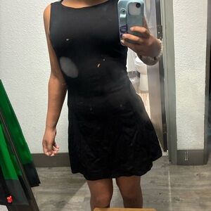 Chic Black Sleeveless Midi Dress